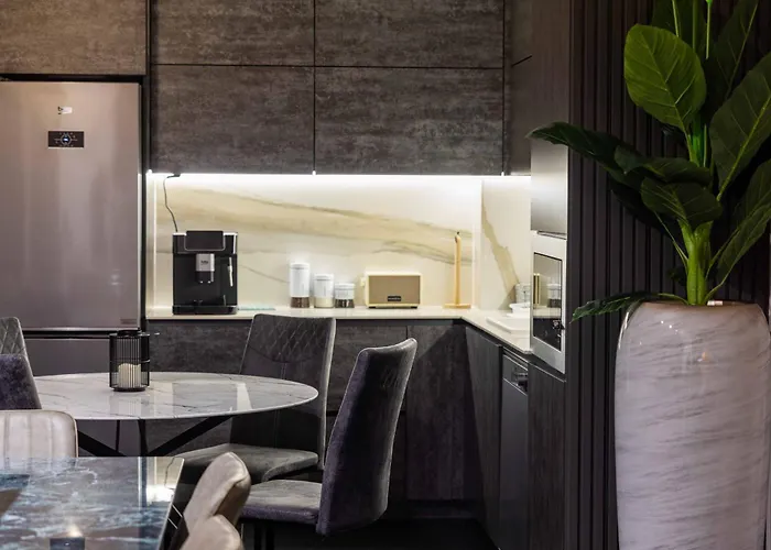 Digital Nomad Penthouse - 250m2 With 5 Bedrooms And Fast Wi-fi - Monitors Included * Szkopje